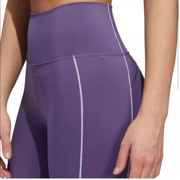 NEW ADIDAS BELIEVE THIS 2.0 HIGH RISE 7/8 PURPLE SIZE S LEGGINGS - Picture 3 of 10